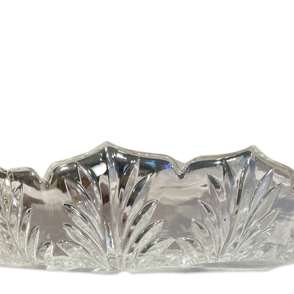 FIFTH Ave Crystal Glass Bowl 8 inches - Picture 2 of 4
